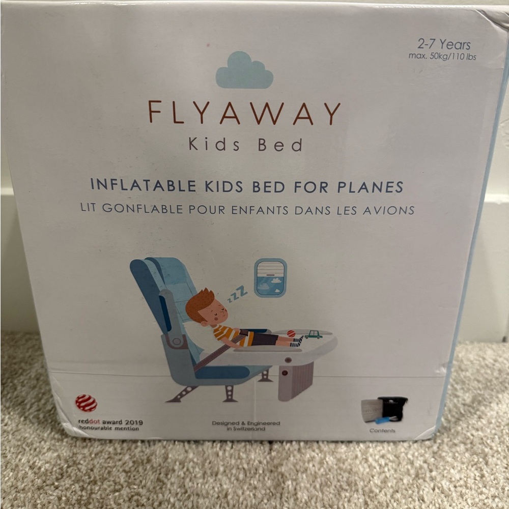 Away Flyaway Kids Bed - Blue and White